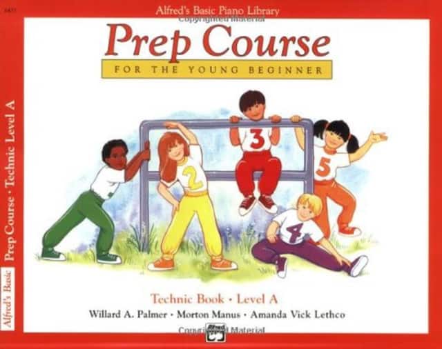 Alfred's Basic Piano Library Prep Course Technic A av Willard A Palmer