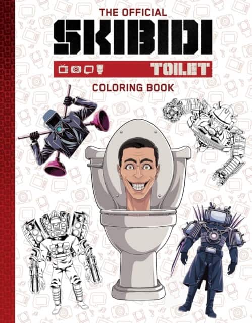 The Official Skibidi Toilet Coloring Book av Scholastic