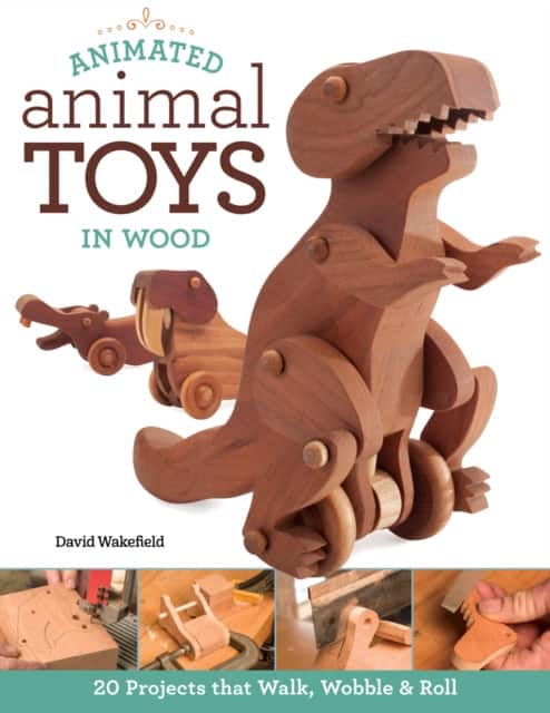 Animated Animal Toys in Wood av David Wakefield