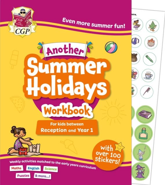 Another CGP Summer Holidays Activity Workbook - for kids between Reception and Year 1 (ages 4-5)