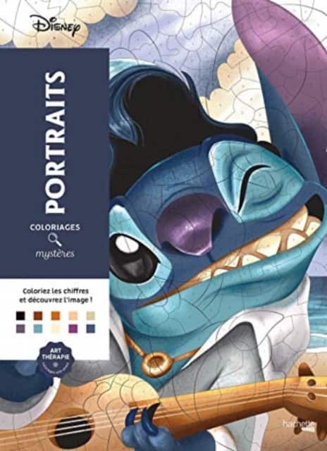 Coloriages mysteres Disney - Portraits av Christophe-Alexis Perez