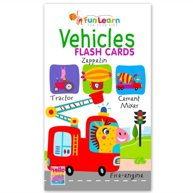 Vehicles 30 Flash Cards Box av Mamta Garg
