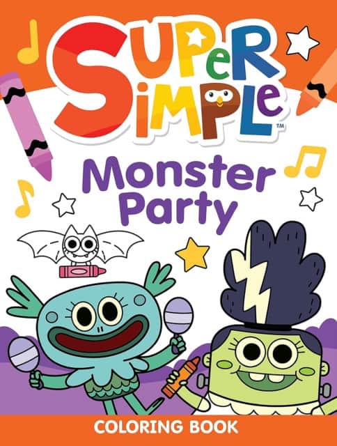 Super Simple Monster Party Coloring Book av Dover Publications Inc