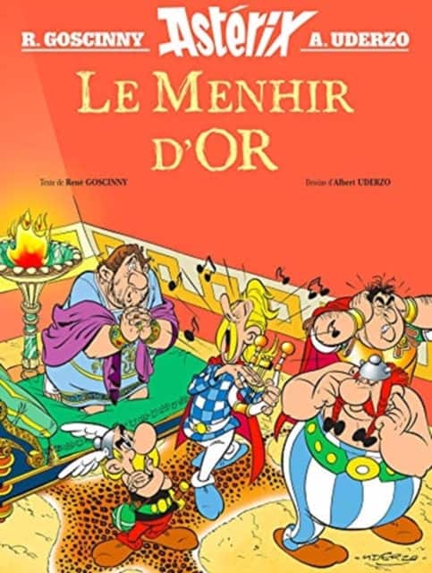 ASTERIX HORSSERIE LE MENHIR DOR av REN AND U GOSCINNY