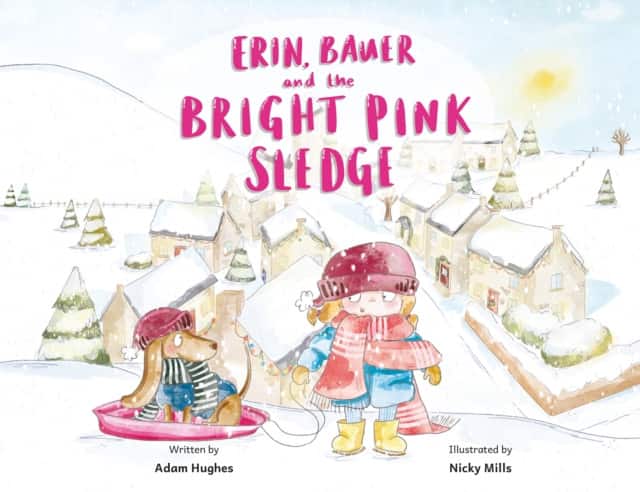 Erin, Bauer and The Bright Pink Sledge av Adam Hughes