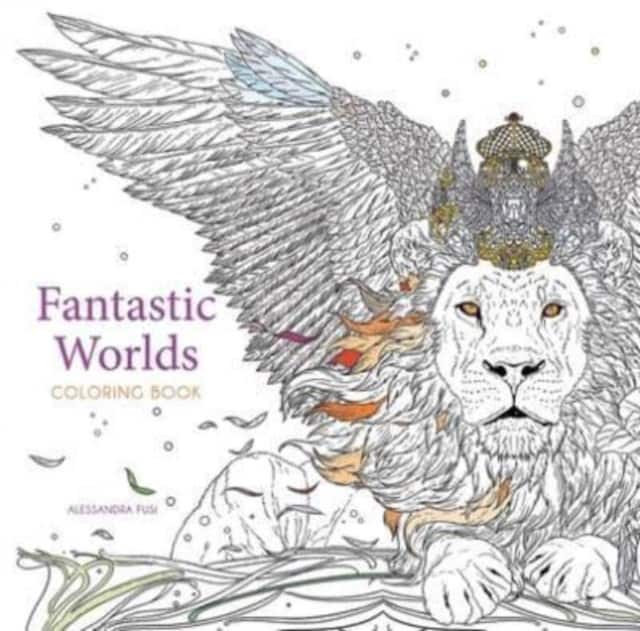 Fantastic Worlds Coloring Book av Alessandra Fusi