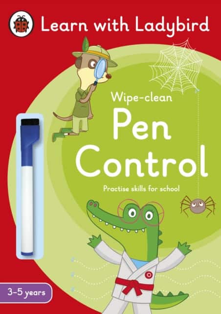 Pen Control: A Learn with Ladybird Wipe-Clean Activity Book 3-5 years av Ladybird