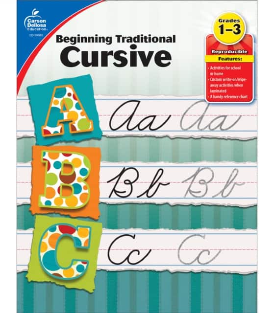 Beginning Traditional Cursive av Carson Dellosa Education