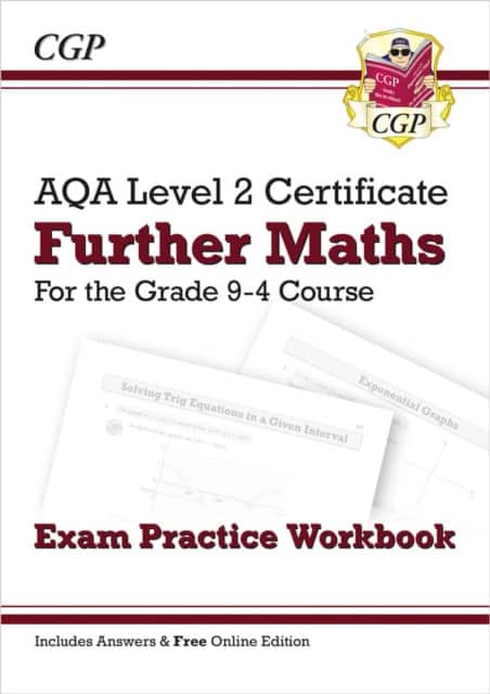 AQA Level 2 Certificate in Further Maths: Exam Practice Workbook (includes Answers) av CGP Books