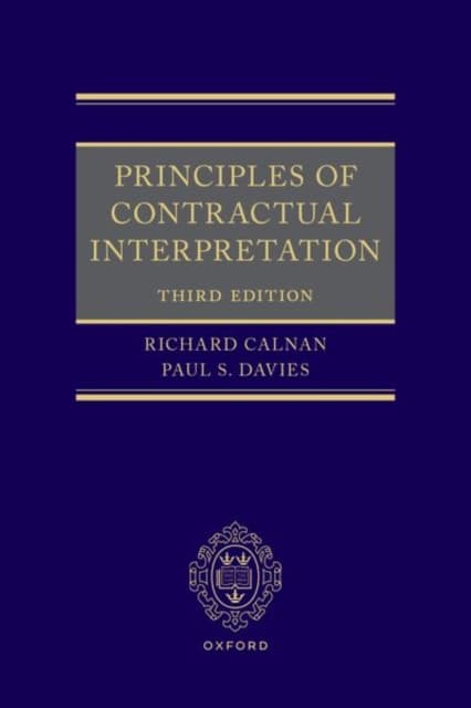 Principles of Contractual Interpretation