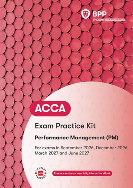 ACCA Performance Management