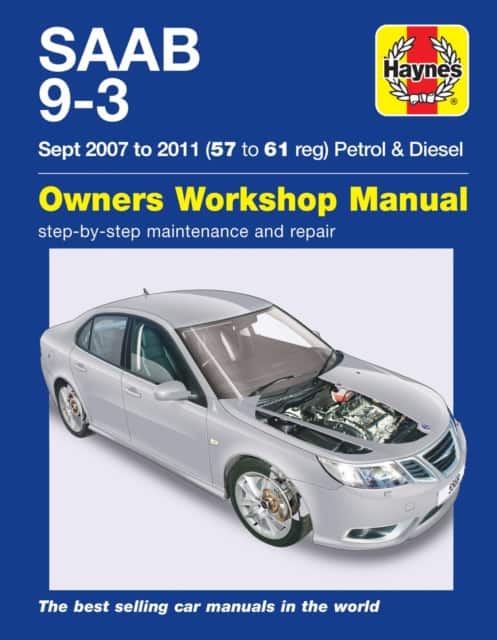 SAAB 9-3 Petrol & Diesel (07 - 11) Haynes Repair Manual av Haynes Publishing