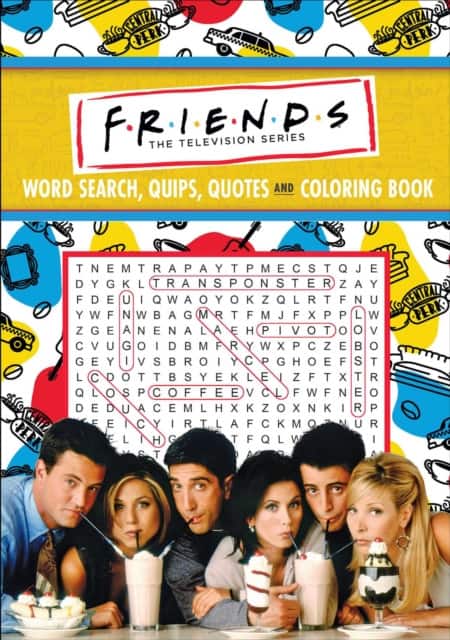 Friends Word Search, Quips, Quotes, and Coloring Book av Editors of Thunder Bay Press
