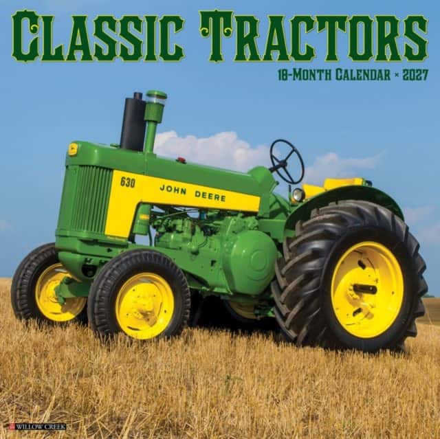 Classic Tractors 2027 Wall av Willow Creek Press
