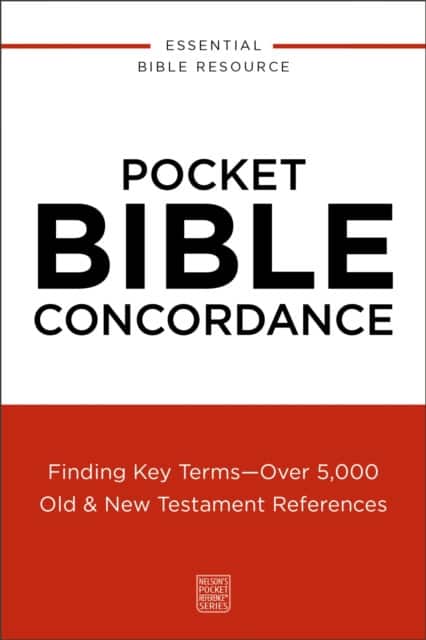 Pocket Bible Concordance av Thomas Nelson