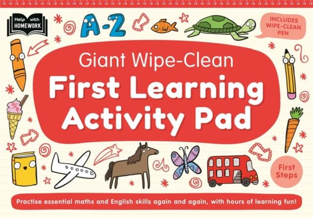 Giant Wipe-Clean First Learning Activity Pad av Autumn Publishing
