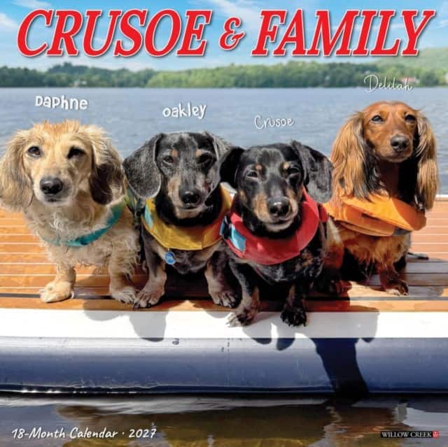 Crusoe & Family 2027 Wall av Willow Creek Press