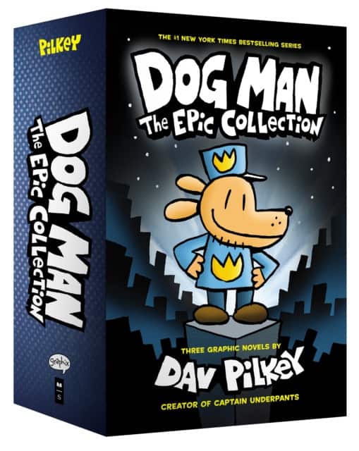 Dog Man: The Epic Collection: From the Creator of Captain Underpants (Dog Man #1-3 Box Set) av Dav Pilkey