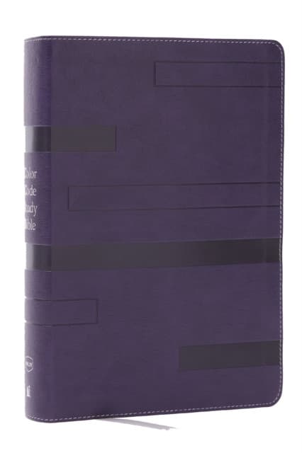 Color Code Study Bible, Revealing God's Truth Color by Color (NKJV, Purple Leathersoft, Red Letter)