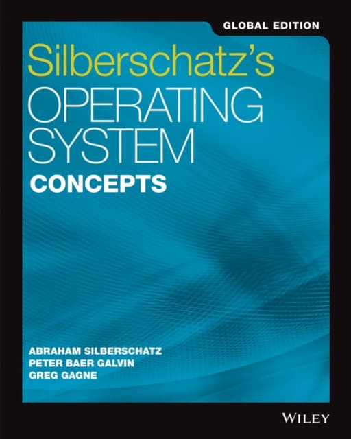 Silberschatz′s Operating System Concepts, Global Edition