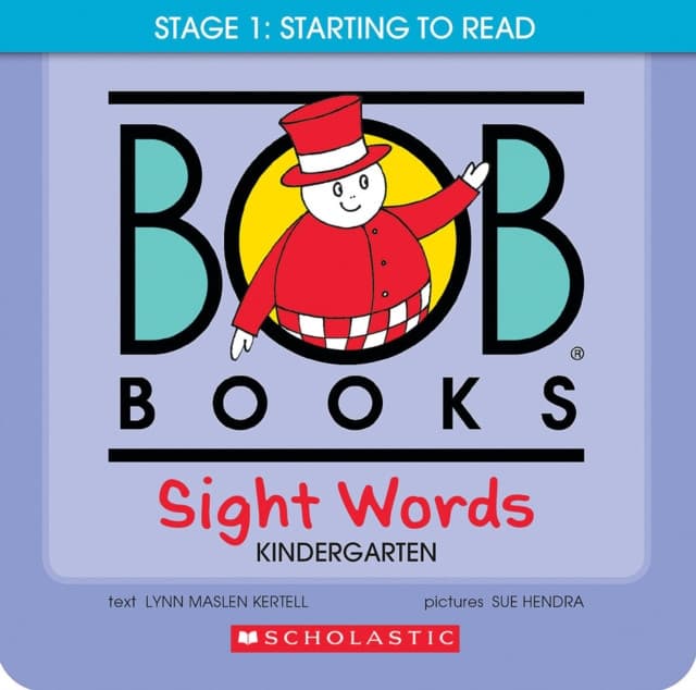 Bob Books - Sight Words Kindergarten Box Set of 10 Paperbacks | Decodable Phonics Books, Ages 4 and up, Kindergarten, Flashcards (Stage 2: Emerging Reader)
