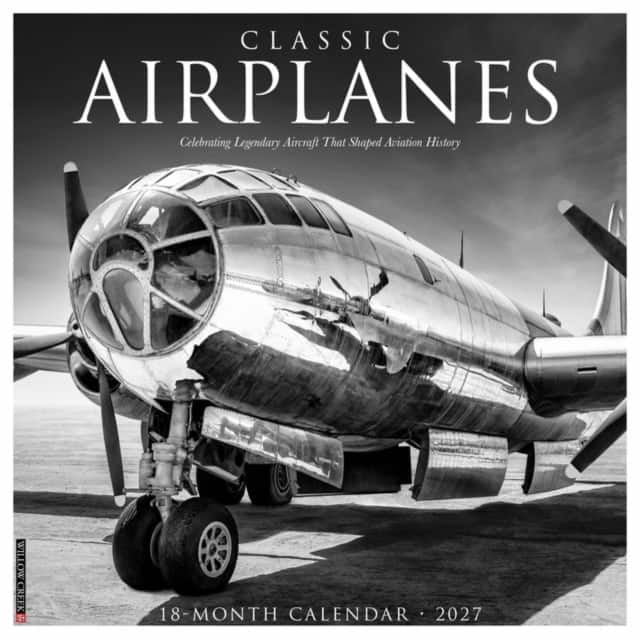 Classic Airplanes 2027 Wall av Willow Creek Press