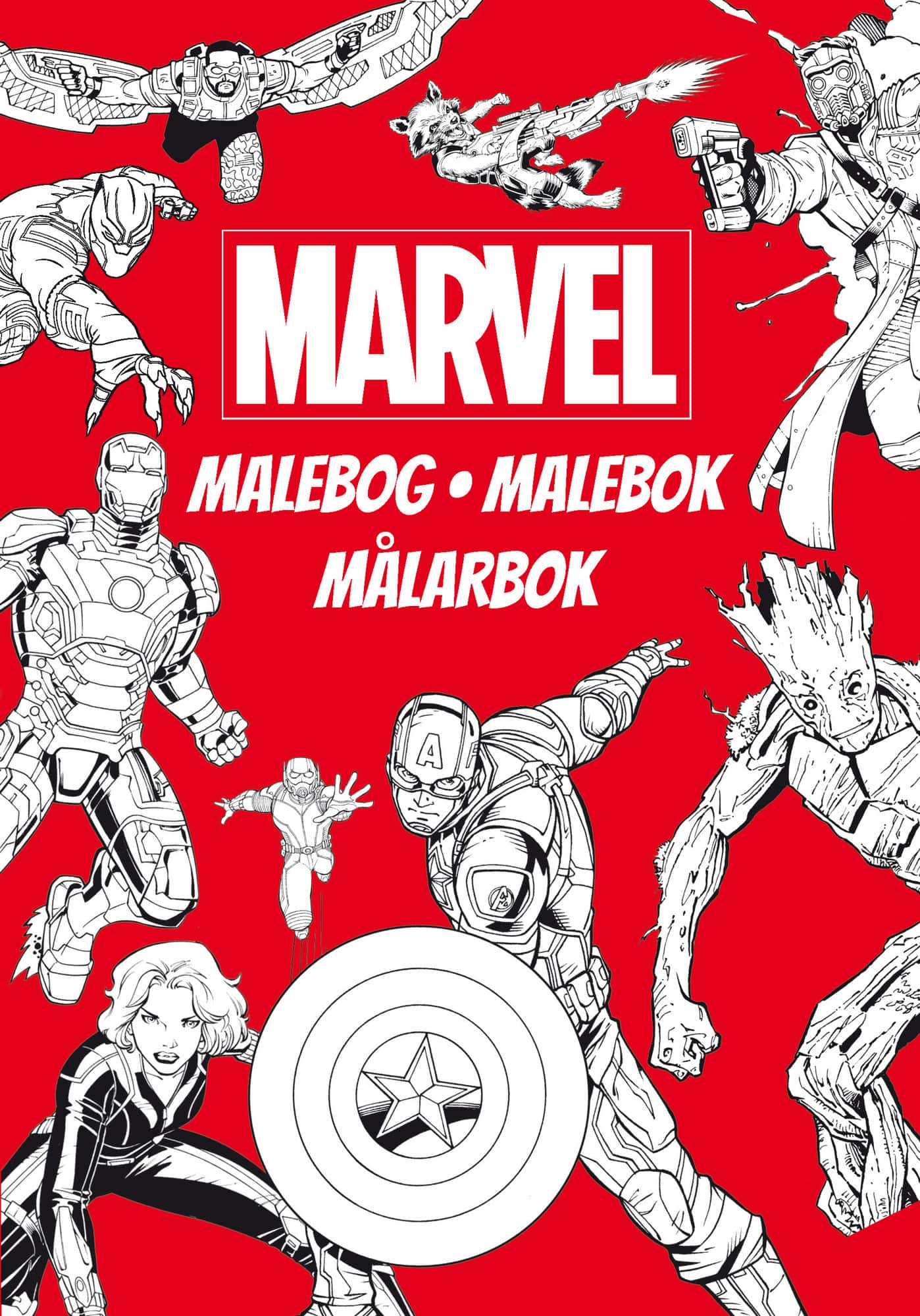 Marvel Delux Målarbok av Marvel