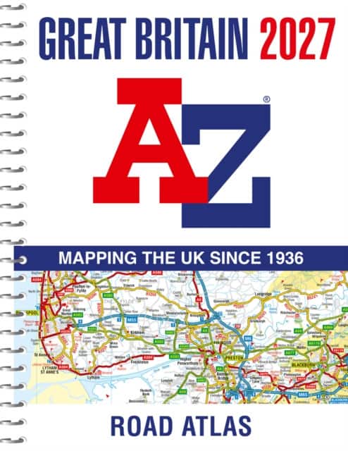A -Z Great Britain Road Atlas 2027 (A4 Spiral) av A-Z Maps