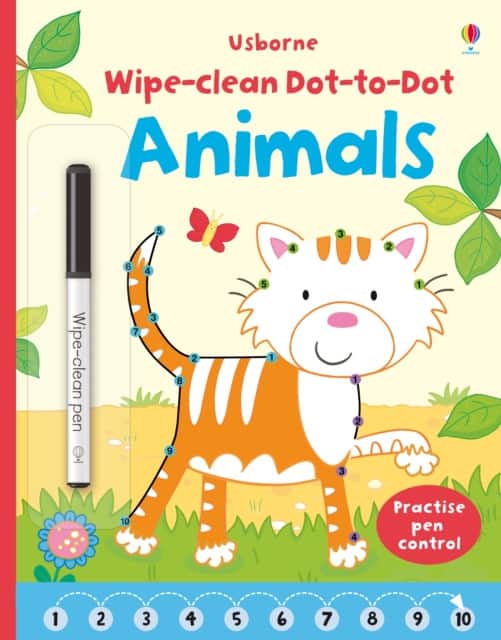 Wipe-clean Dot-to-dot Animals av Jessica Greenwell