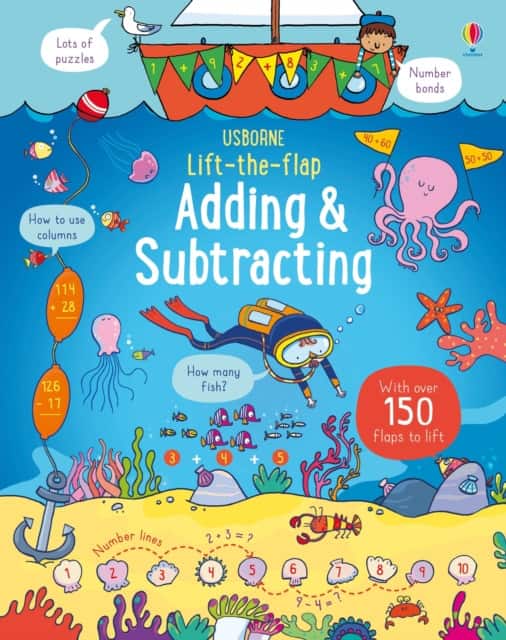 Lift-the-Flap Adding and Subtracting av Rosie Hore