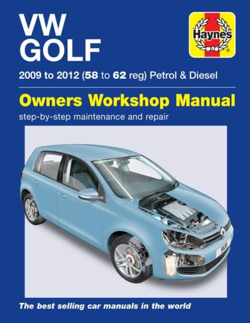 VW Golf Petrol and Diesel (09 - 12) 58 to 62 av Peter Gill