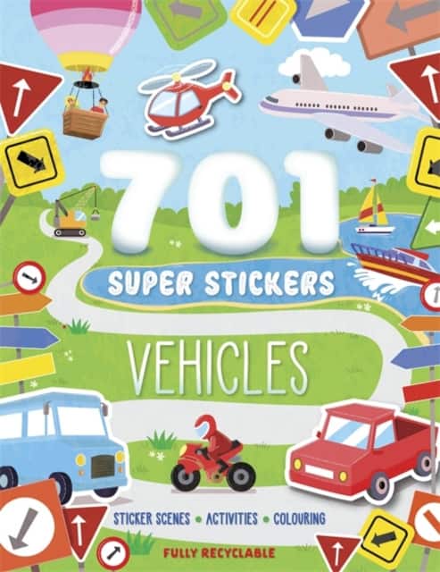 701 Super Stickers Vehicles av Igloo Books Ltd