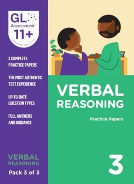 11+ Practice Papers Verbal Reasoning Pack 3 (Multiple Choice) av GL Assessment