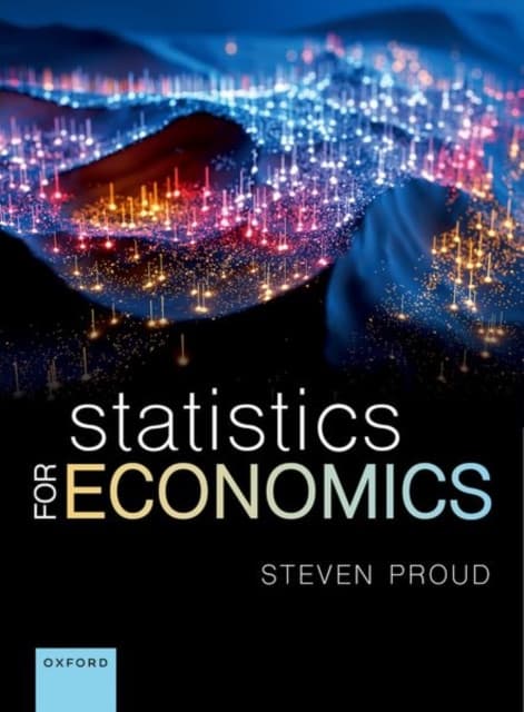 Statistics for Economics