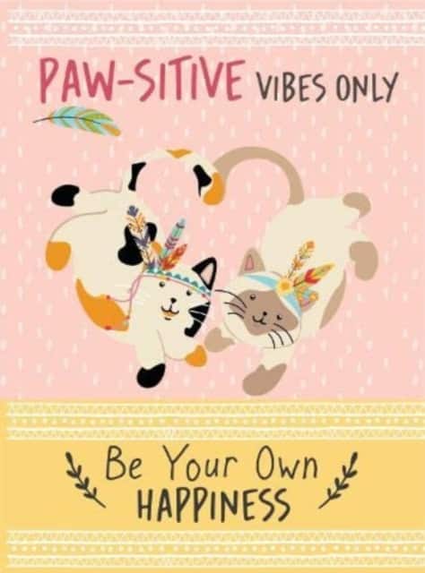 Paw-sitive Vibes Only - Be Your Own Happiness Quote Book av Bee Three Books