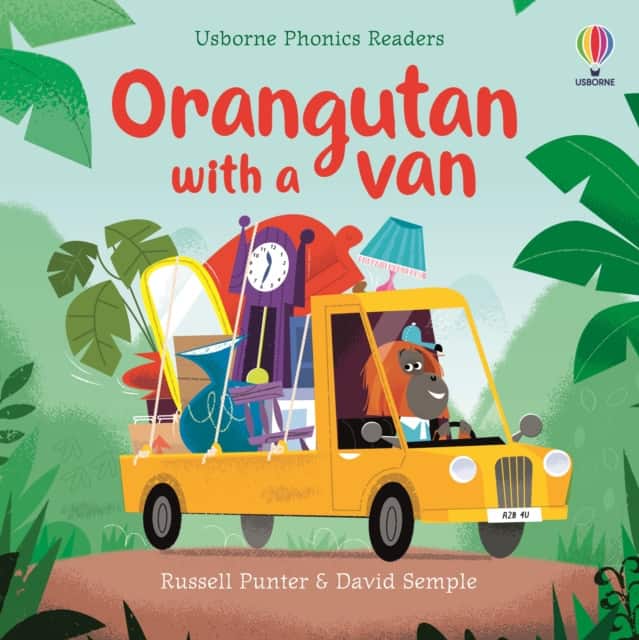 Orangutan with a van av Russell Punter