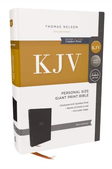 KJV Holy Bible: Personal Size Giant Print, Hardcover, Red Letter, Comfort Print: King James Version av Thomas Nelson