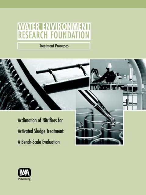 Acclimation Of Nitrifiers For Activated Sludge Treatment