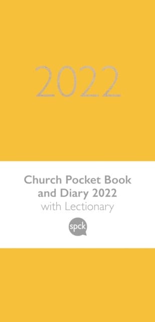 Church Pocket Book and Diary 2022 Soft–tone Yellow