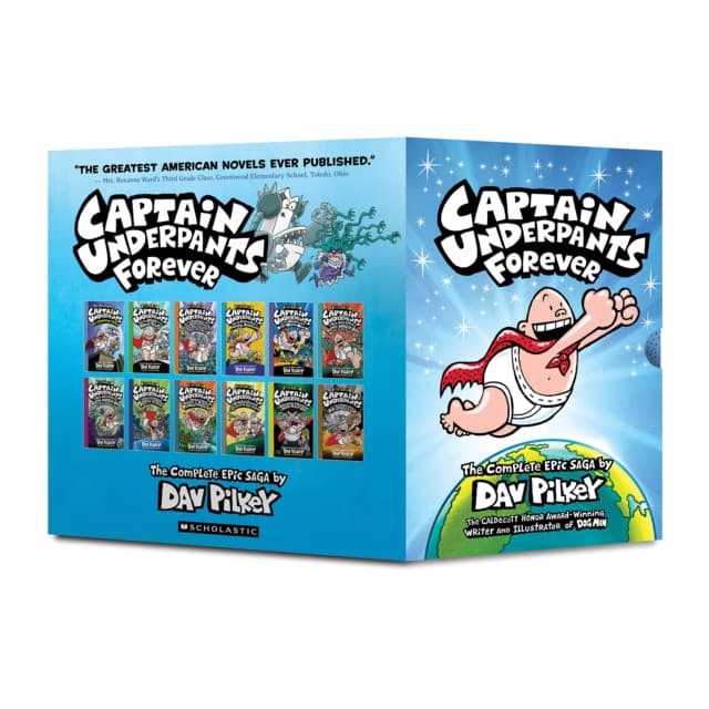 Captain Underpants Forever (Captain Underpants #1-12 Full-Color Boxed Set): From the Creator of Dog Man
