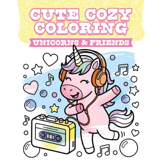 Cute Cozy Coloring: Unicorns & Friends av GMC Publications