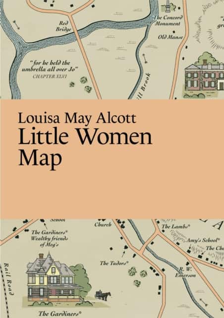 Louisa May Alcott, Little Women Map av Martin Thelander