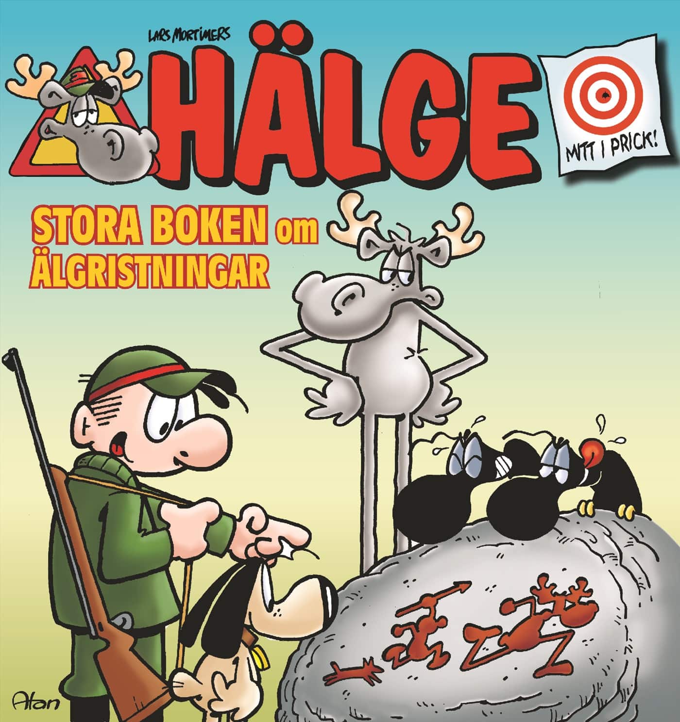 Hälge. Stora boken om älgristningar av Lars Mortimer