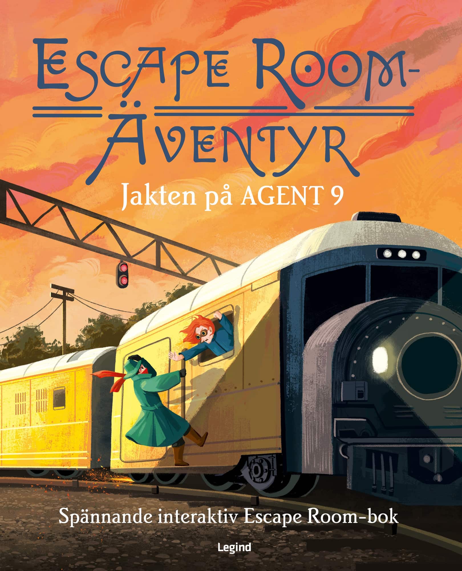 Jakten på Agent 9 : spännande interaktiv Escape Room-bok av Alex Woolf