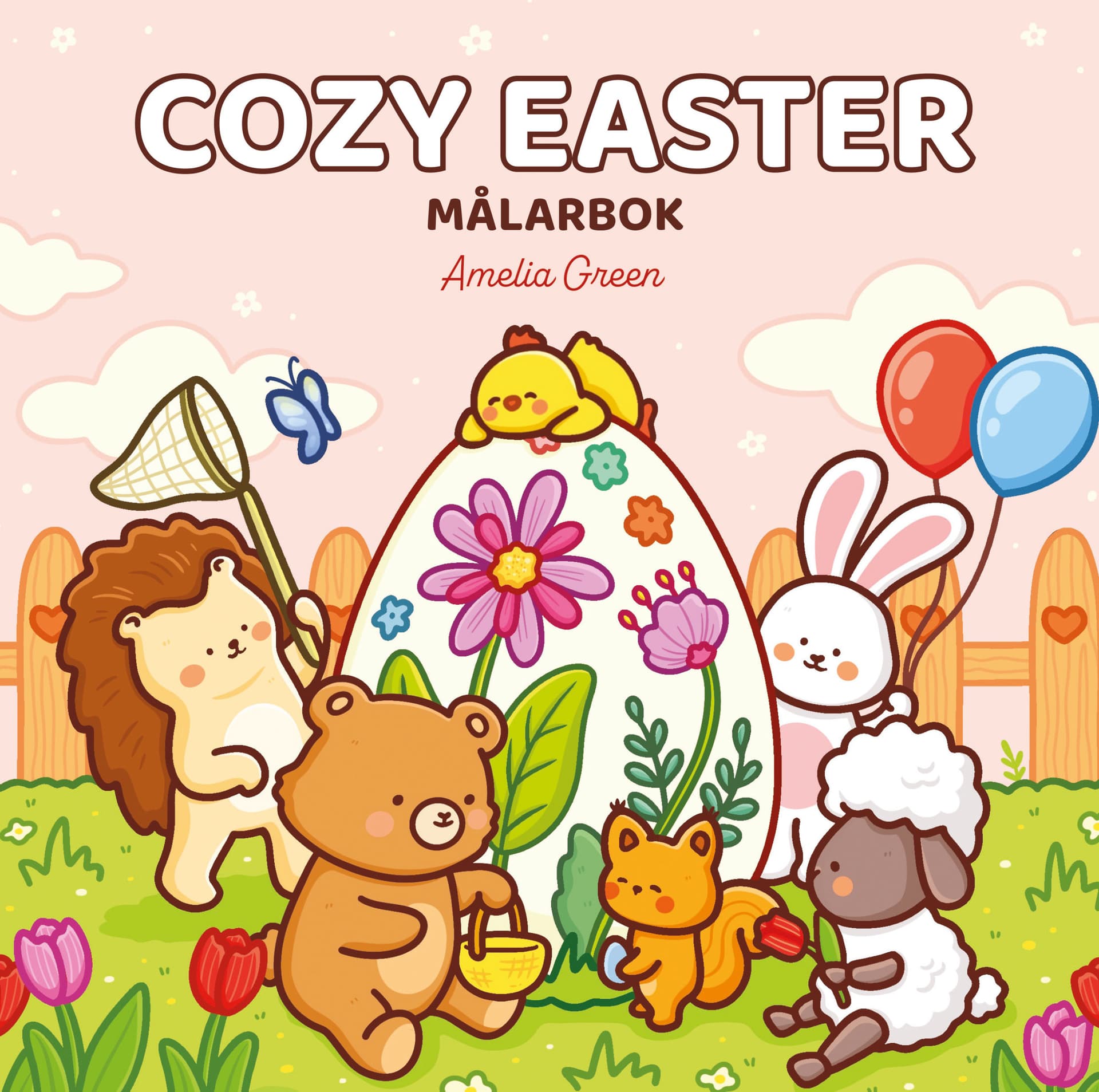 Cozy Easter målarbok