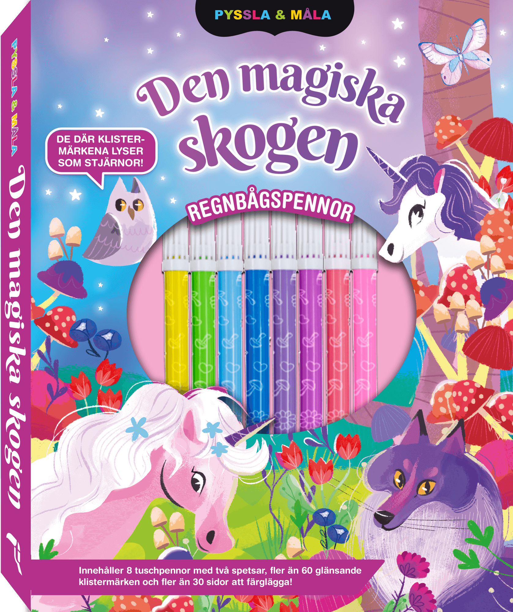 Pyssla och måla: Den magiska skogen