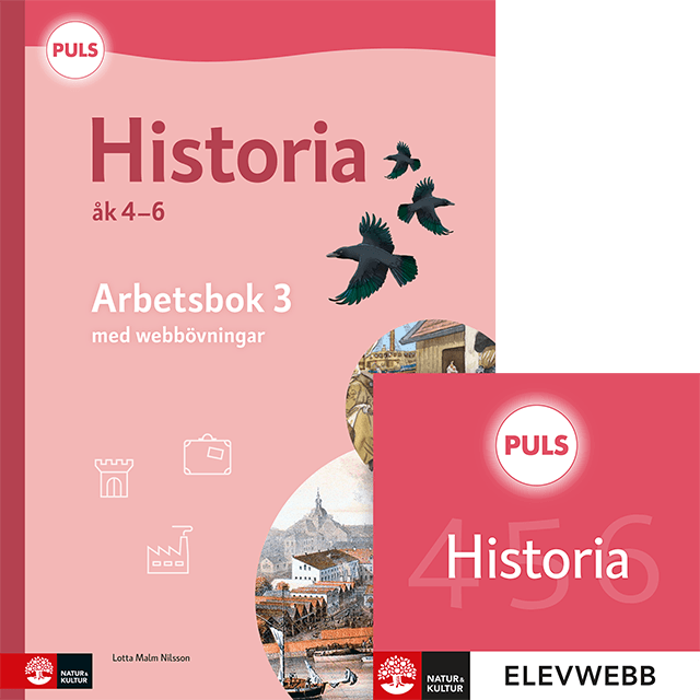 PULS Historia 4-6 Arbetsbok 3 med elevwebb, fjärde uppl