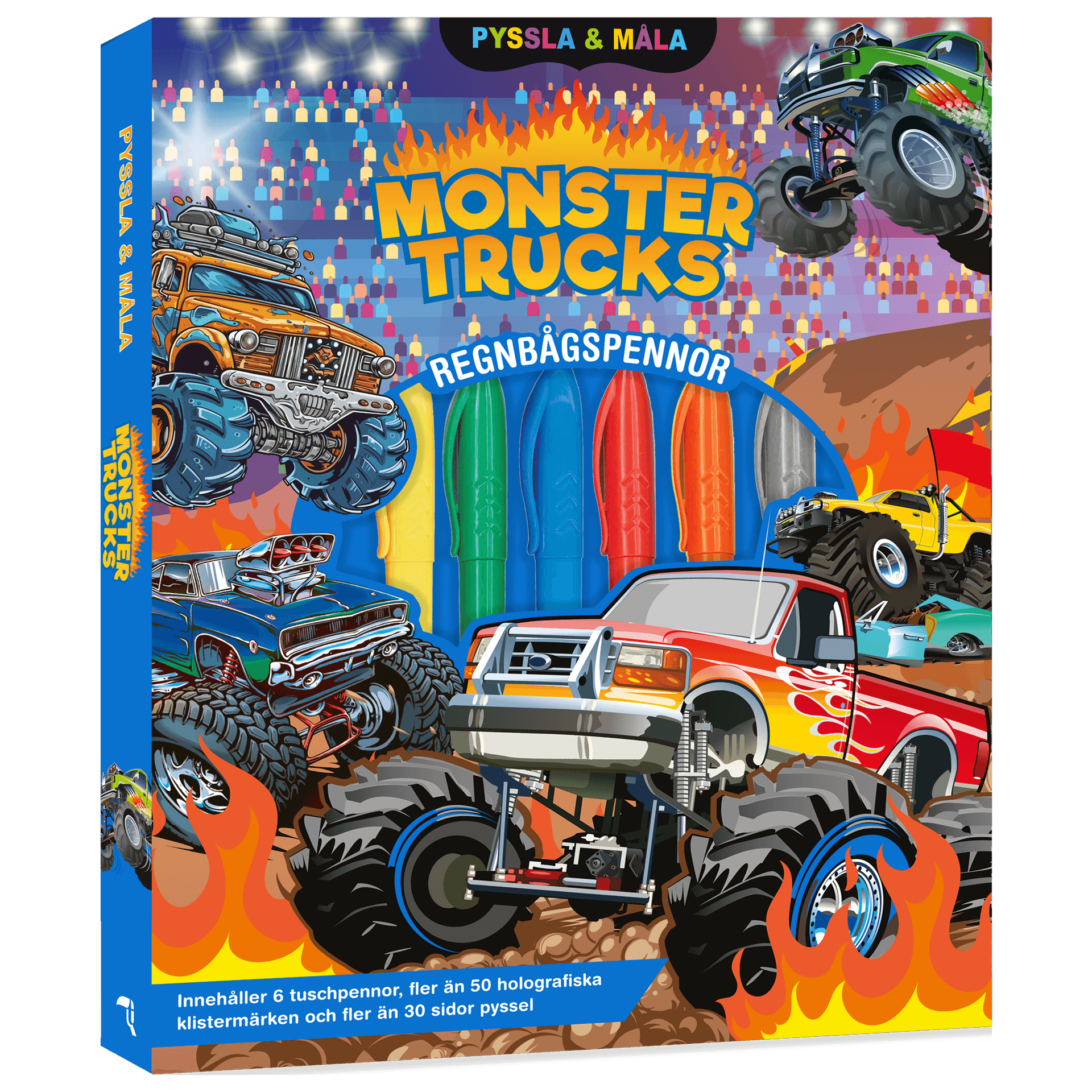 Pyssla och måla Monstertrucks
