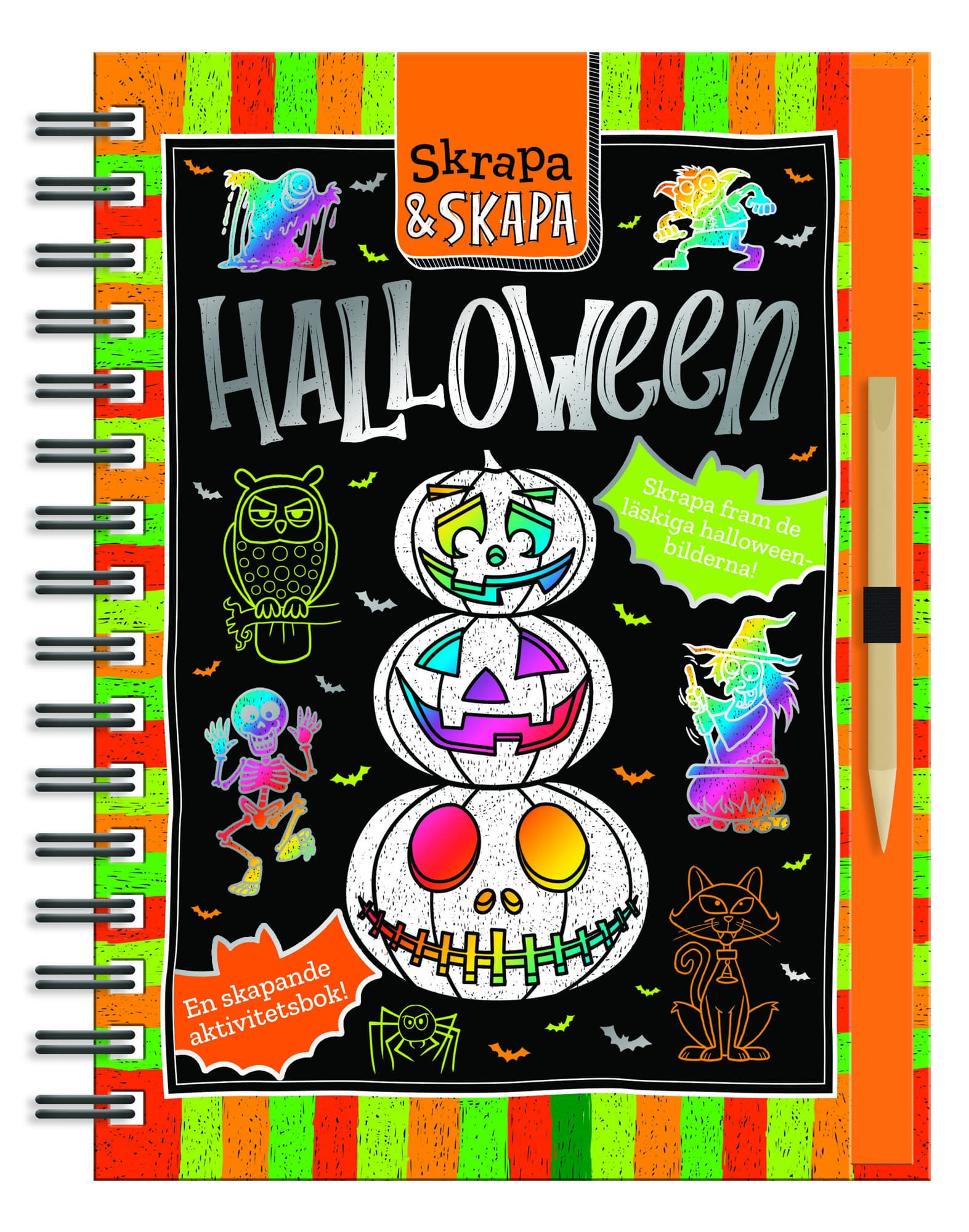 Skrapa och skapa. Halloween