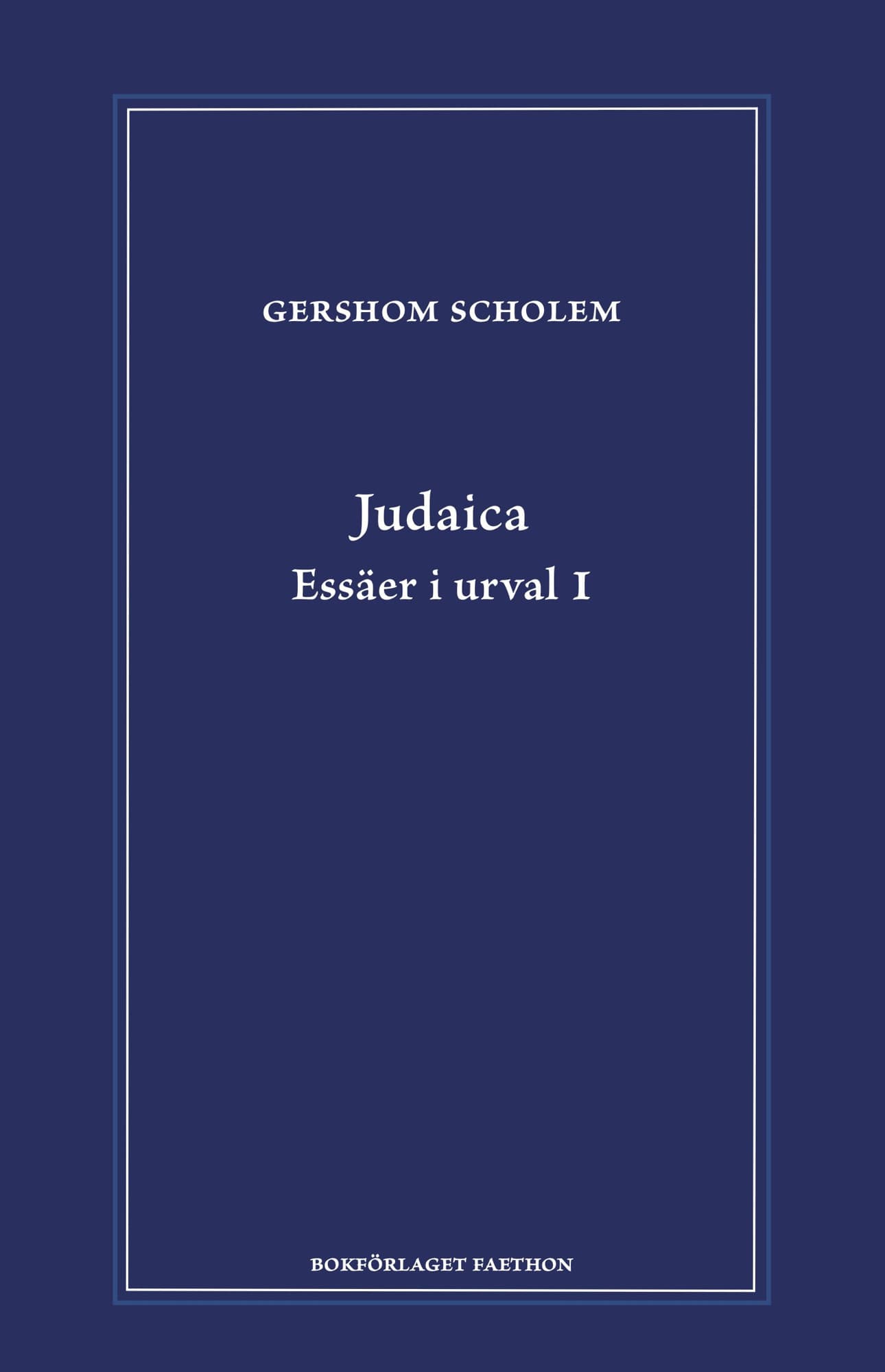 Judaica : essäer i urval 1